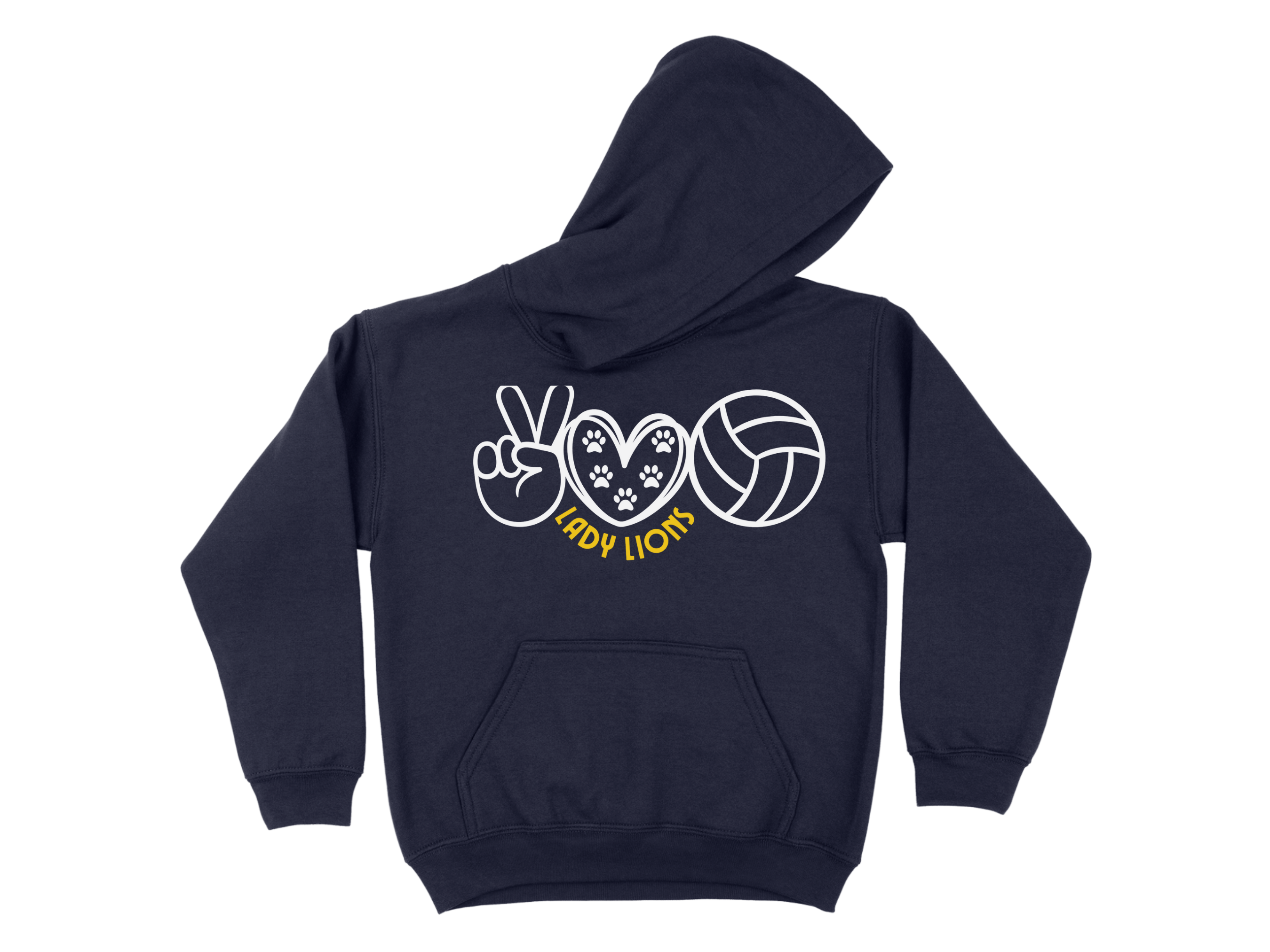 Lady Lions  - Navy Hoodie  Main Image